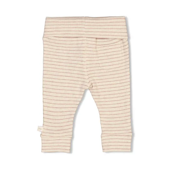 Feetje The Magic is in You Rib Broek - Streep - Taupe Melange