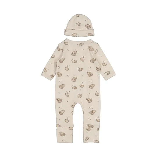 Feetje Geschenkset 1 delig pak + muts Offwhite Melange Maat 44