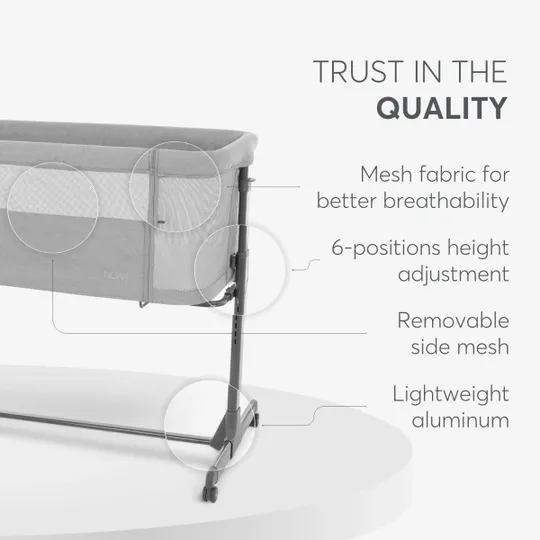 Kikkaboo Co-Sleeper Noah