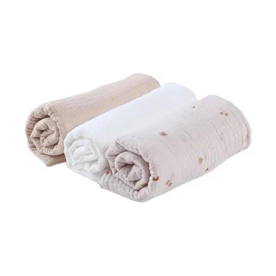 Noukie's B&M Set – 3 doeken – 70×70 cm– Katoen – Geluksduiven