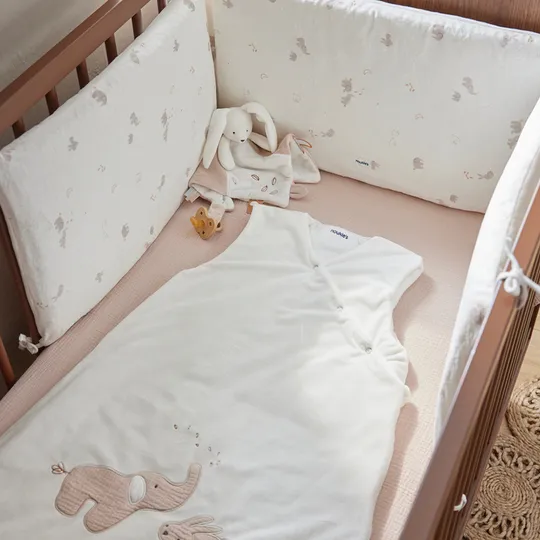 Noukie's B&M Slaapzak – 100 cm – Velvet – Bali & Moka