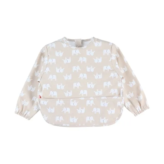 Noukie's M&M24 Slab-schort met mouwen - Tender Beige