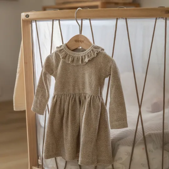 Dirkje Jurk + Legging - Beige Grey