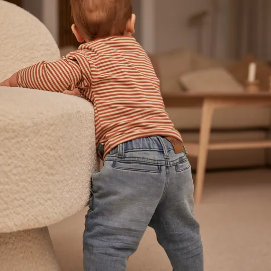 Dirkje Stripes T-shirt - Pebble