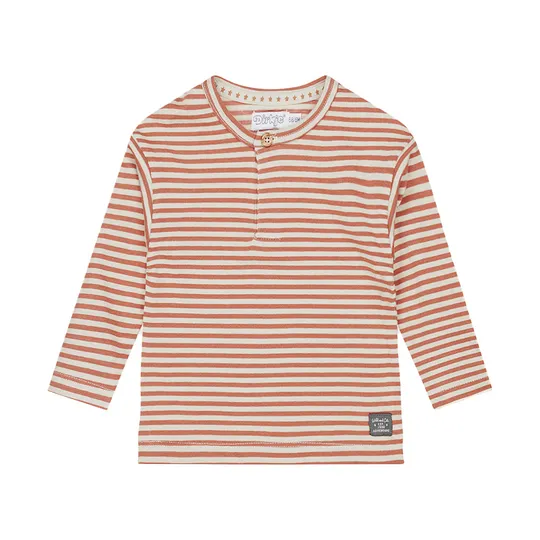 Dirkje Stripes T-shirt - Pebble