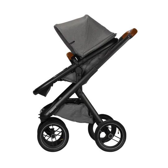 Dubatti One E5 Kinderwagen 2-in-1 Frame Black/Cognac