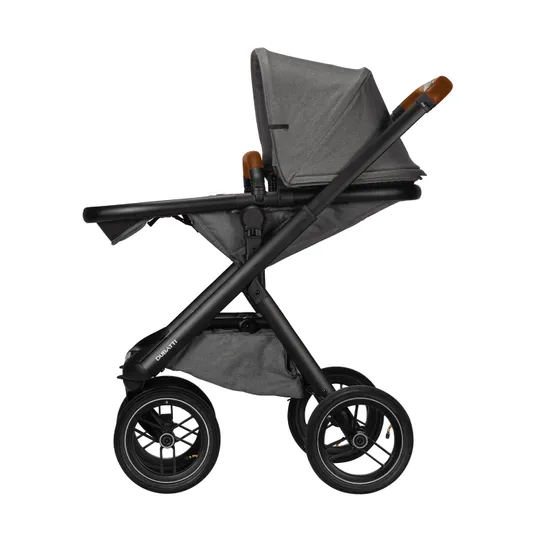 Dubatti One E5 Kinderwagen 2-in-1 Frame Black/Cognac