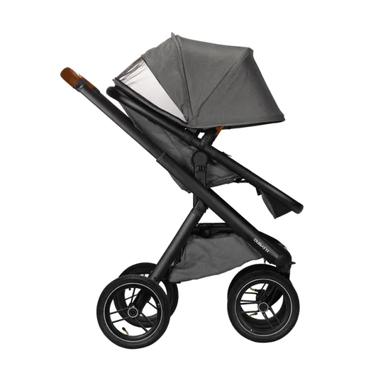 Dubatti One E5 Kinderwagen 2-in-1 Frame Black/Cognac