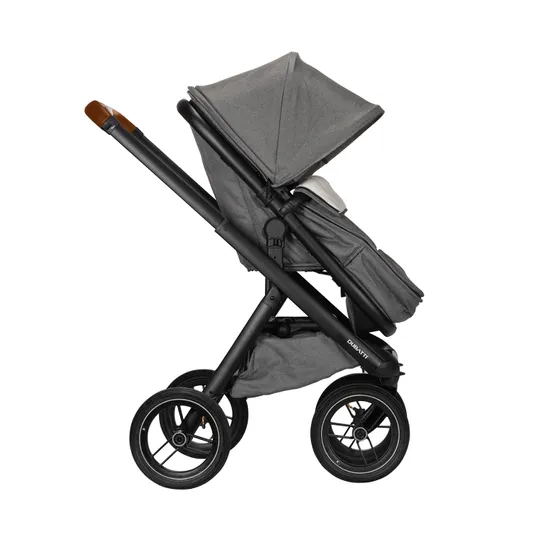 Dubatti One E5 Kinderwagen 2-in-1 Frame Black/Cognac