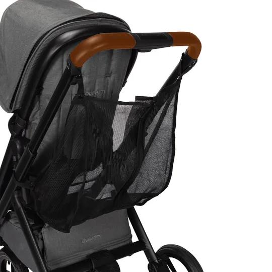 Dubatti One E5 Kinderwagen 2-in-1 Frame Black/Cognac