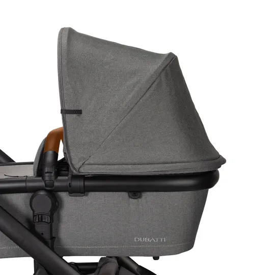 Dubatti One E5 Kinderwagen 2-in-1 Frame Black/Cognac