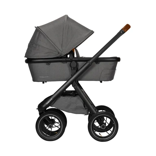 Dubatti One E5 Kinderwagen 2-in-1 Frame Black/Cognac