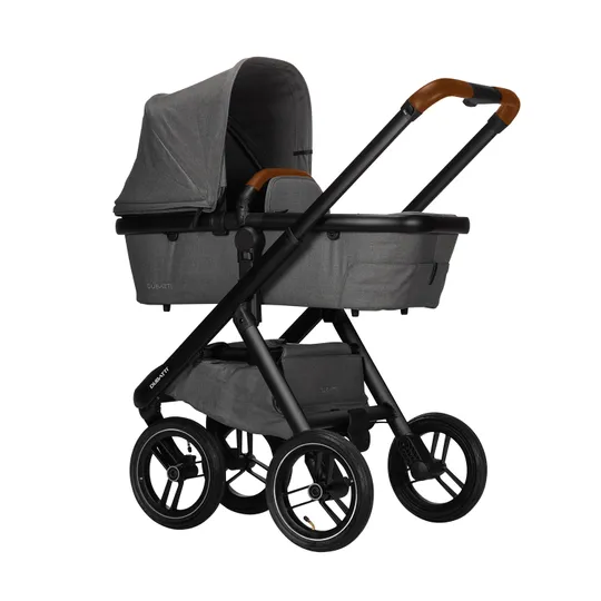 Dubatti One E5 Kinderwagen 2-in-1 Frame Black/Cognac
