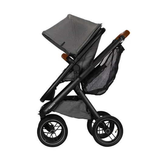 Dubatti One E5 Kinderwagen 2-in-1 Frame Black/Cognac
