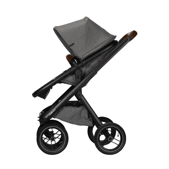 Dubatti One E5 Kinderwagen 2-in-1 Frame Black/Dark Brown