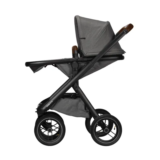 Dubatti One E5 Kinderwagen 2-in-1 Frame Black/Dark Brown