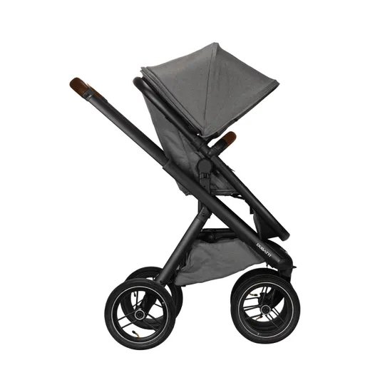 Dubatti One E5 Kinderwagen 2-in-1 Frame Black/Dark Brown