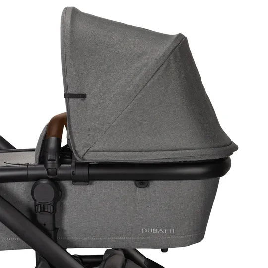 Dubatti One E5 Kinderwagen 2-in-1 Frame Black/Dark Brown