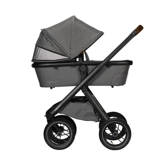 Dubatti One E5 Kinderwagen 2-in-1 Frame Black/Dark Brown