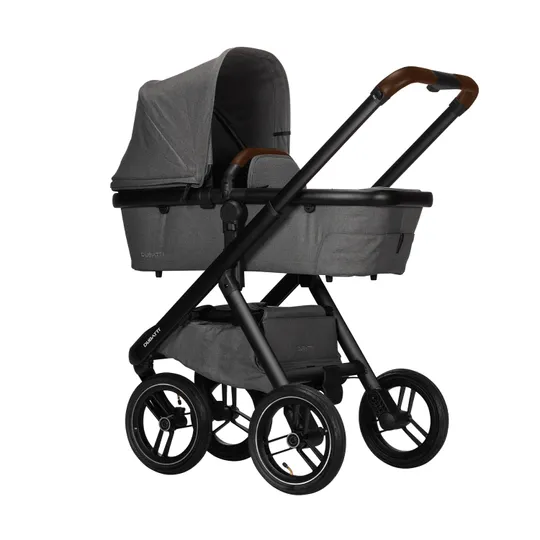 Dubatti One E5 Kinderwagen 2-in-1 Frame Black/Dark Brown