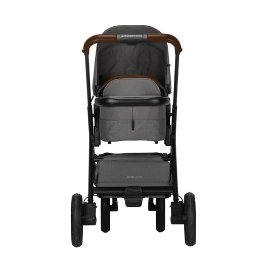 Dubatti One E5 Kinderwagen 2-in-1 Frame Black/Dark Brown