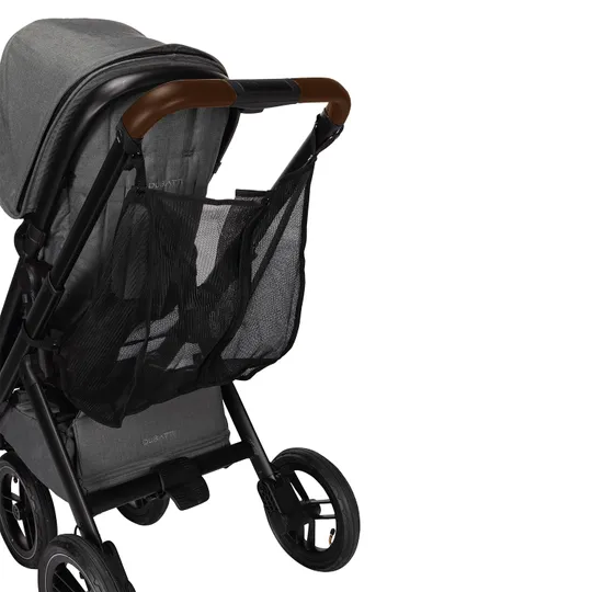 Dubatti One E5 Kinderwagen 2-in-1 Frame Black/Dark Brown