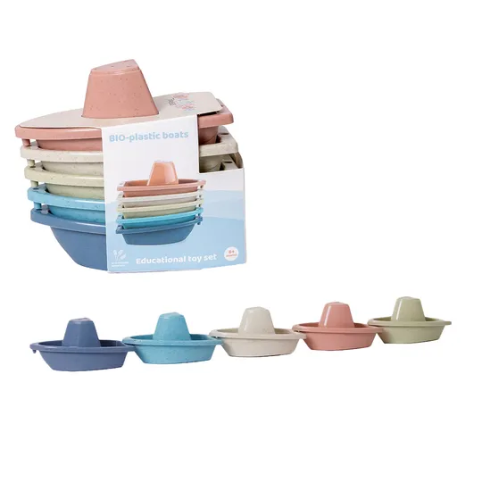 Speelgoedtopdeals Bad Bootjes - 5 Stuks - Bioplastic