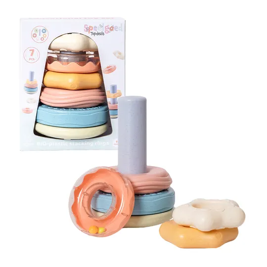 Speelgoedtopdeals Stapeltoren 7-delig - Bioplastic
