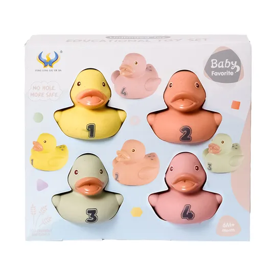 Baby Favorite Badeendjes 4-Delig - Bioplastic 