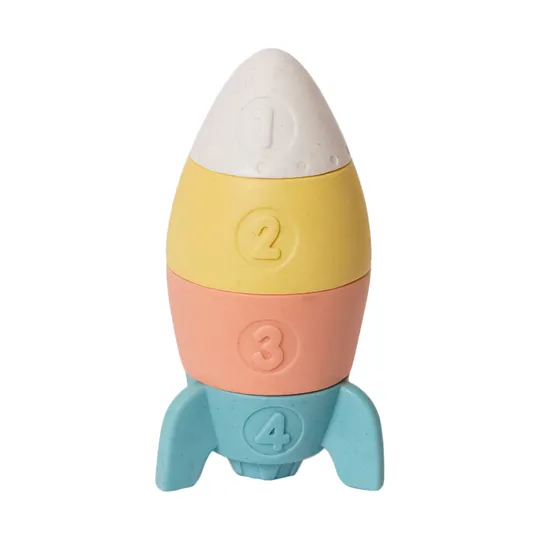 Baby Favorite Stapeltoren Raket - Bioplastic/Natuurrubber  