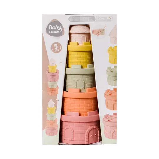 Baby Favorite Stapeltoren Kasteel - Bioplastic/Natuurrubber  