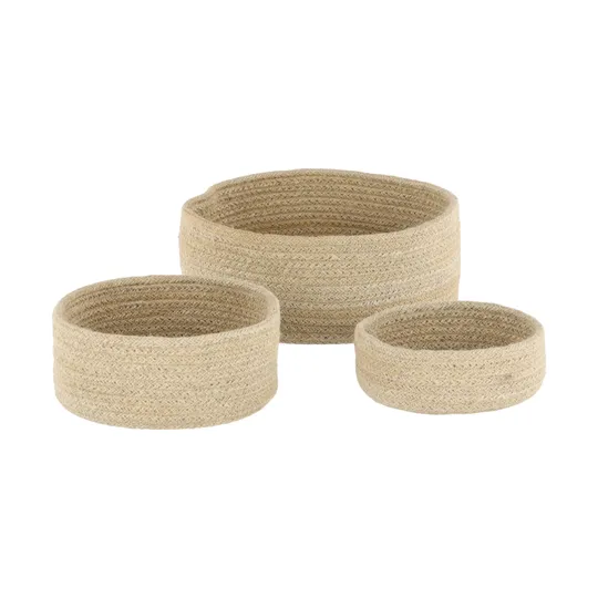 Puck Manden Set van 3 Natural