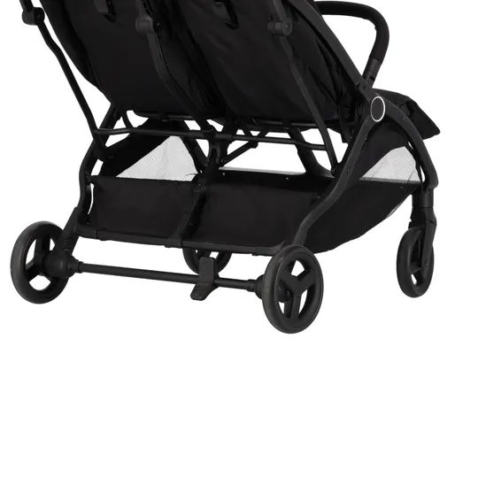 Puck Tweelingbuggy Compact - Nicky - Zwart