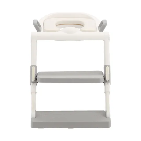 Puck Toilet Trainer Opvouwbaar - Wit/Grijs