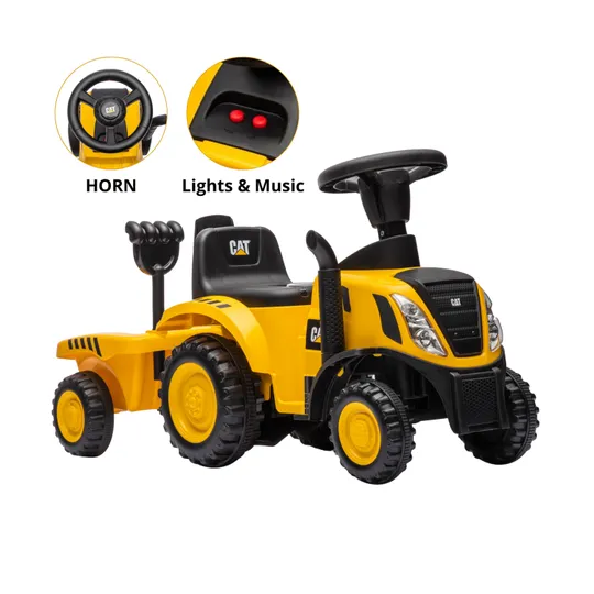 Puck loopauto tractor + aanhanger CAT