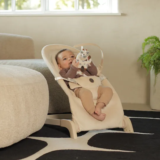 Qute Bouncer Q-Divan Ivory velvet