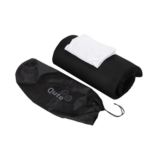 Qute Q-Matti Campingbedmatras Incl. Hoes Katoen Wit 3 cm