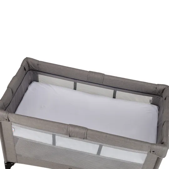 Qute Q-Matti Campingbedmatras Incl. Hoes Katoen Wit 3 cm