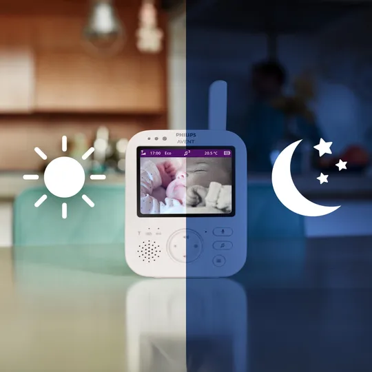 Philips SCD882/26 Video Baby Monitor Advanced With Travel Bag - Pastel Green