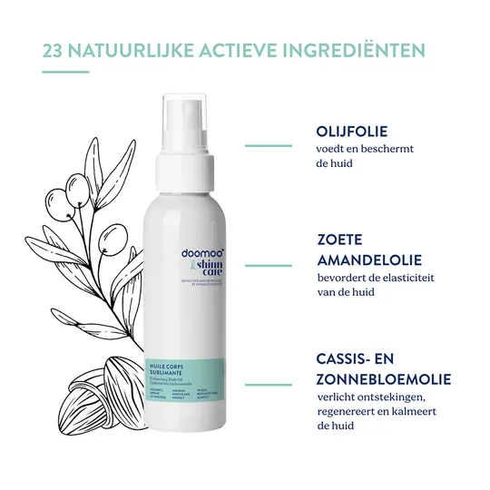 Doomoo x Shinncare Zijdezachte Lichaamsolie - 100 ml