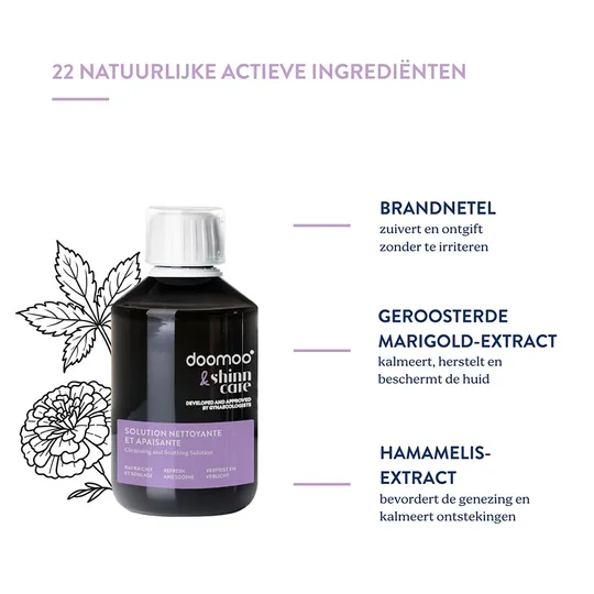 Doomoo x Shinncare Reinigende en Kalmerende Oplossing - 200 ml