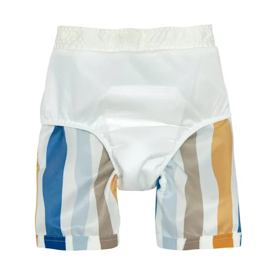 Lassig Zwembroek Waves Blue/Nature