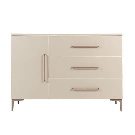 TWF Commode XL 3 Laden 1 Deur Salerno Metaal