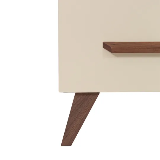 TWF Hanglegkast XL 3 Deuren 2 Lade Salerno Walnoot