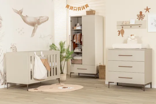 TWF Babykamer Salerno Metaal