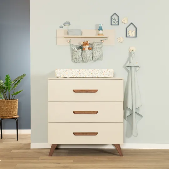 TWF Babykamer Salerno Walnoot