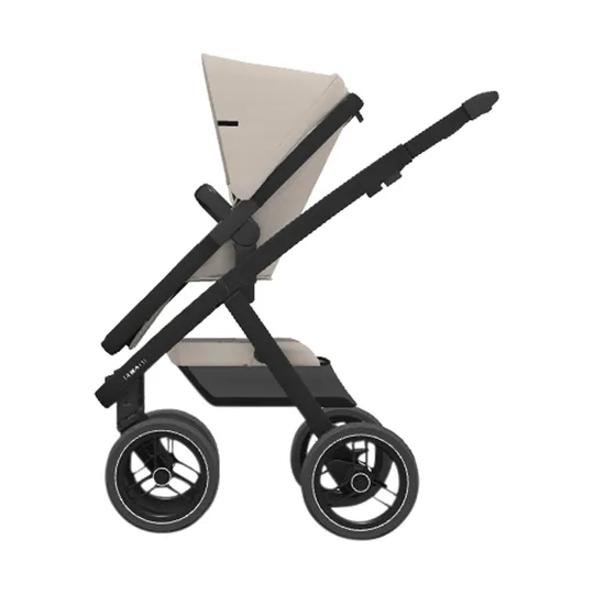 Dubatti Two 2-in-1 Kinderwagen - Black/Natural Taupe