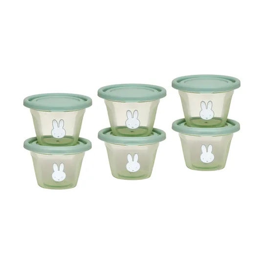 Nijntje Bewaarpotjes Set - 120 ml - 6 Stuks