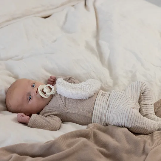 Feetje The Magic is in You Rib Broek - Streep - Taupe Melange