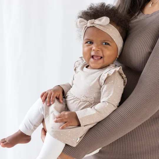 Feetje Haarband Print The Magic Is In You Taupe Melange